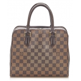 Louis Vuitton Vintage - Damier Ebene Triana - Brown - Damier Canvas and Calf Leather Handbag - Luxury High Quality