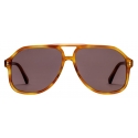 Gucci - Occhiale da Sole Navigator - Tartaruga - Gucci Eyewear