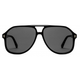Gucci - Navigator Frame Sunglasses - Black - Gucci Eyewear