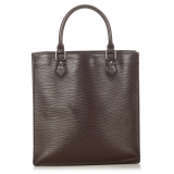 Louis Vuitton Vintage - Epi Sac Plat PM - Dark Brown - Epi Leather Handbag - Luxury High Quality