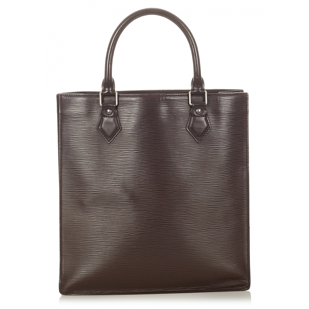 Louis Vuitton Vintage - Epi Sac Plat PM - Dark Brown - Epi Leather Handbag  - Luxury High Quality - Avvenice