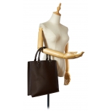 Louis Vuitton Vintage - Epi Sac Plat PM - Dark Brown - Epi Leather Handbag - Luxury High Quality