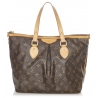 Louis Vuitton Vintage - Monogram Palermo PM - Marrone - Borsa in Tela Monogram e Pelle - Alta Qualità Luxury