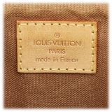 Louis Vuitton Vintage - Monogram Palermo PM - Marrone - Borsa in Tela Monogram e Pelle - Alta Qualità Luxury