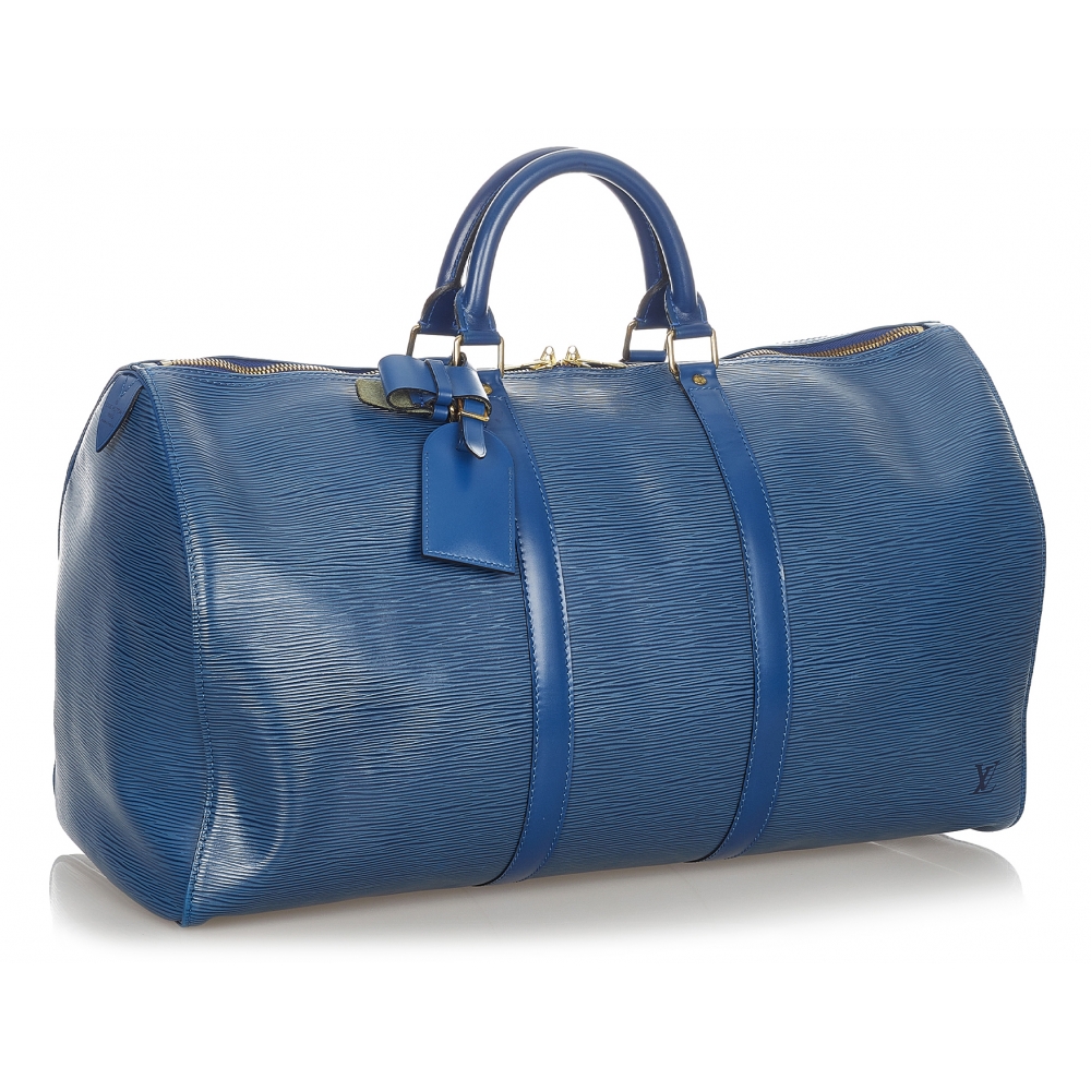 Louis Vuitton Vintage - Epi Keepall 50 - Blue - Epi Leather Travel