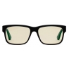 Gucci - Occhiale da Sole Rettangolare - Nero Giallo - Gucci Eyewear