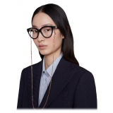 Gucci - Occhiale da Vista Squadrati - Nero - Gucci Eyewear