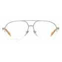 Gucci - Navigator Frame Optical Glasses - Silver - Gucci Eyewear