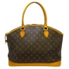 Louis Vuitton Vintage - Monogram Lockit Horizontal - Brown - Monogram Canvas Handbag - Luxury High Quality