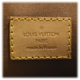 Louis Vuitton Vintage - Monogram Lockit Horizontal - Brown - Monogram Canvas Handbag - Luxury High Quality