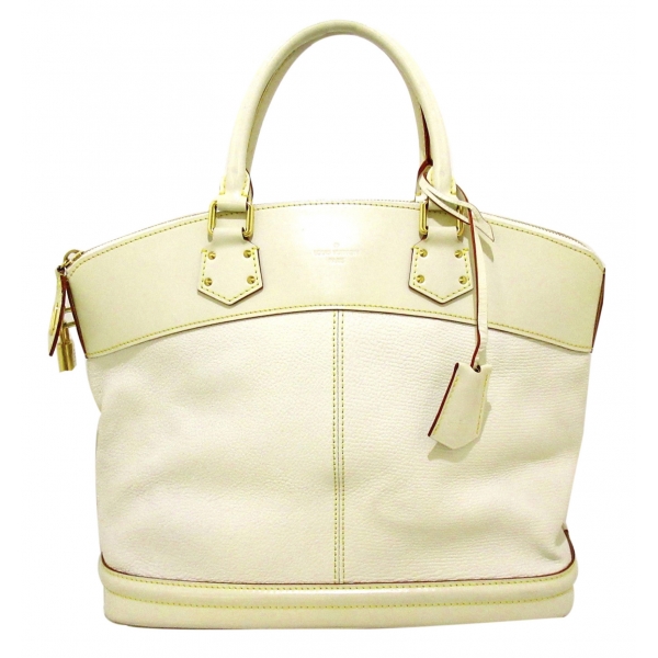 Louis Vuitton Vintage - Suhali Lockit PM - White - Leather Handbag - Luxury High Quality