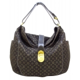 Louis Vuitton Vintage - Mini Lin Romance Hobo Bag - Marrone - Borsa in Cotone - Alta Qualità Luxury