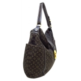 Louis Vuitton Vintage - Mini Lin Romance Hobo Bag - Brown - Cotton Handbag - Luxury High Quality