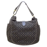 Louis Vuitton Vintage - Mini Lin Romance Hobo Bag - Brown - Cotton Handbag - Luxury High Quality