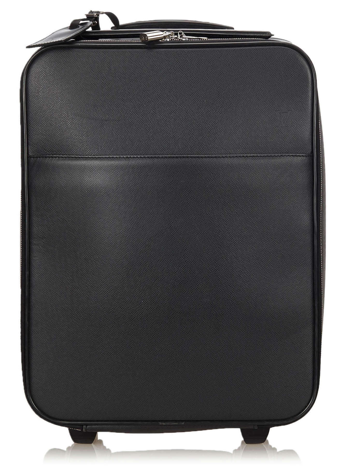 Louis Vuitton Taiga Pegase Business 55 Black Rolling Luggage at