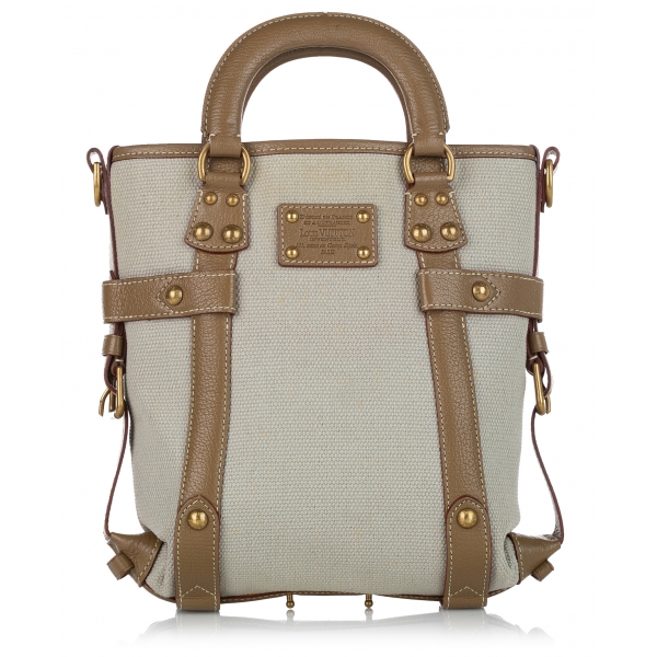 Louis Vuitton Vintage - Toile Trianon Poids Plume - Brown Beige - Monogram Canvas and Calf Leather Satchel - Luxury High Quality