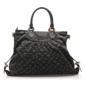 Louis Vuitton Vintage - Monogram Denim Neo Cabby MM - Gray - Denim Satchel - Luxury High Quality