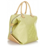 Louis Vuitton Vintage - Damier Geant Americas Cup Cube - Light Green Brown - Nylon and Leather Satchel - Luxury High Quality