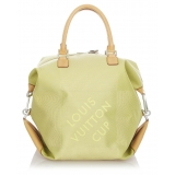 Louis Vuitton Vintage - Damier Geant Americas Cup Cube - Light Green Brown - Nylon and Leather Satchel - Luxury High Quality