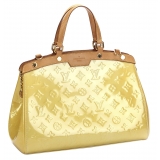 Louis Vuitton Vintage - Vernis Brea MM - Yellow Brown Beige - Vernis Leather and Vachetta Leather Satchel - Luxury High Quality