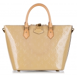 Louis Vuitton Vintage - Vernis Montebello MM - Marrone Beige - Borsa in Pelle Vernis - Alta Qualità Luxury