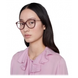 Gucci - Cat-Eye Frame Optical Glasses - Brown Gold - Gucci Eyewear