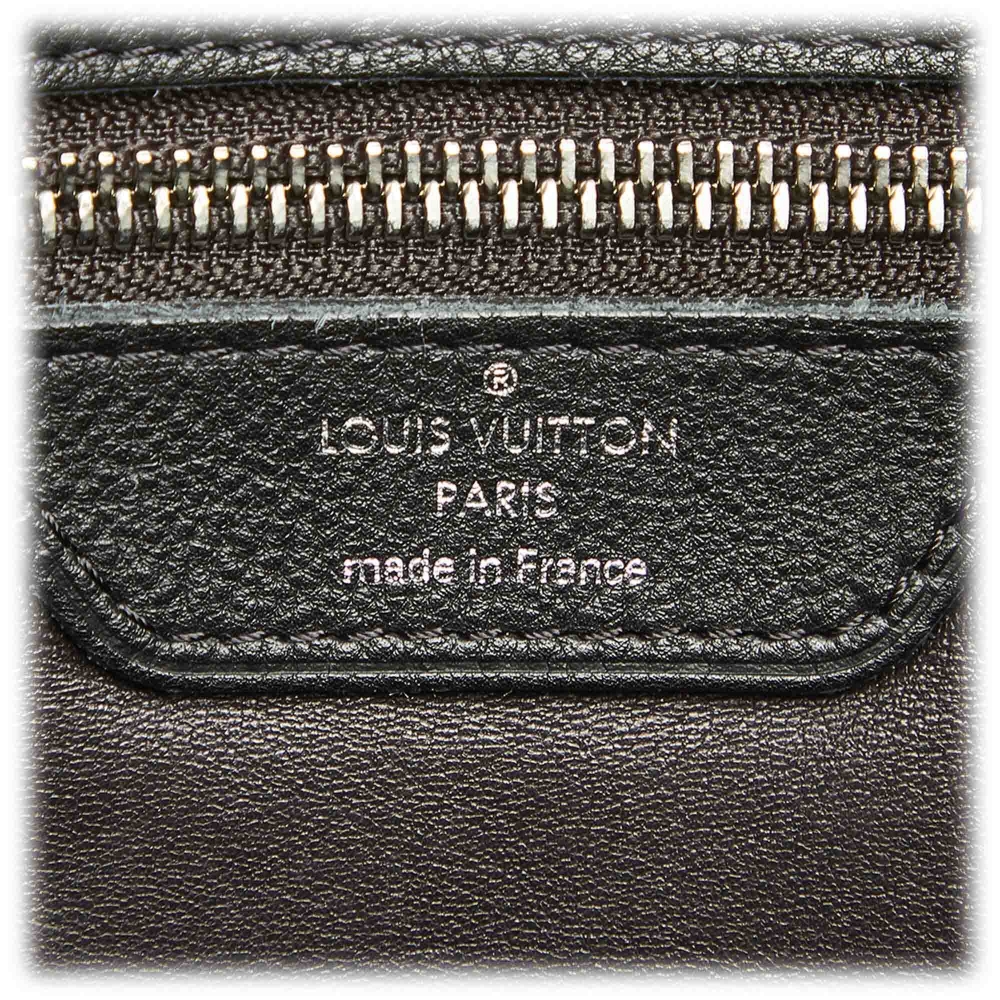 Louis Vuitton Monogram 'Antheia PM' Hobo Shoulder Bag Chocolat Brown Leather