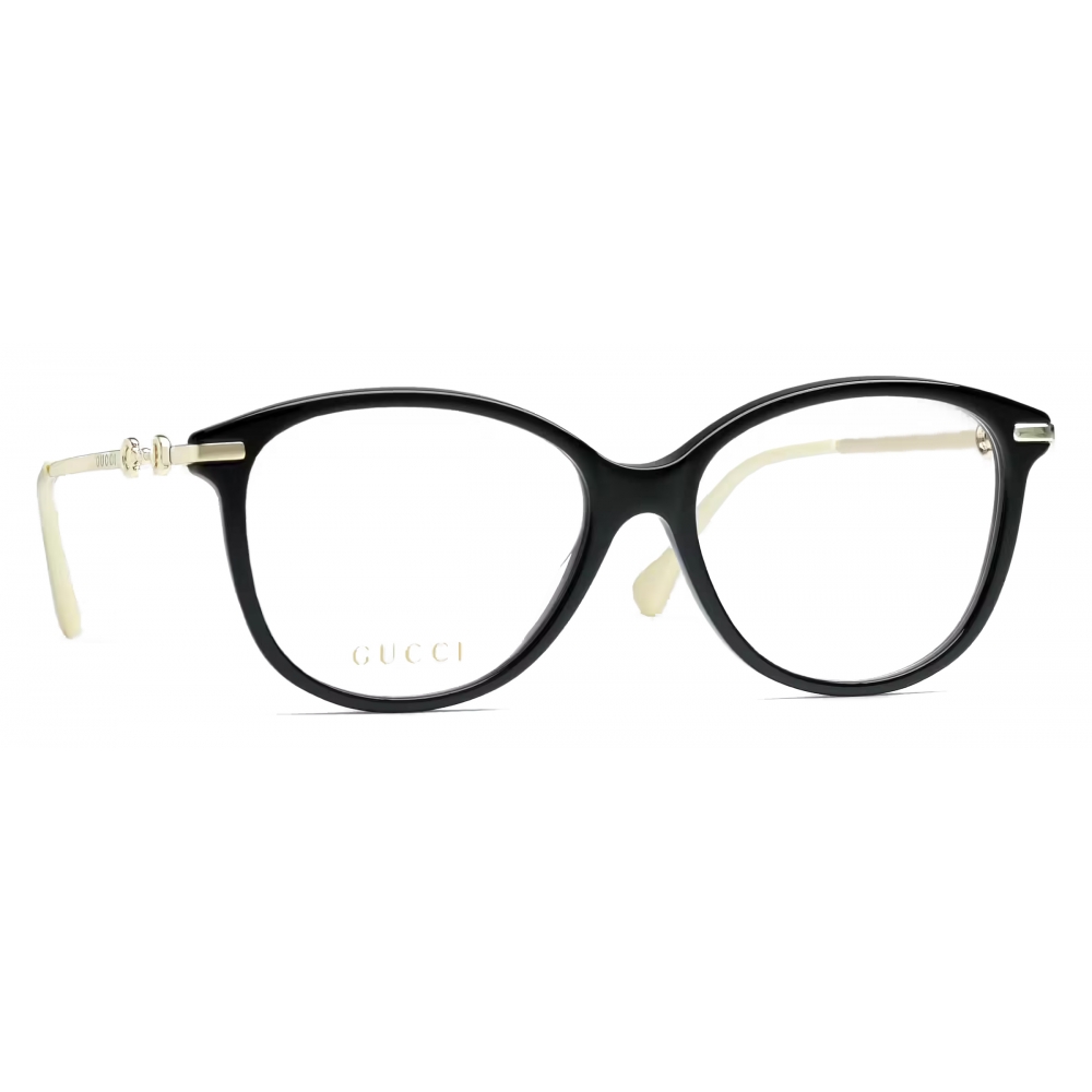 Gucci - Cat-Eye Frame Optical Glasses - Black Gold - Gucci Eyewear ...