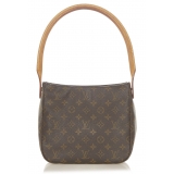 Louis Vuitton Vintage - Monogram Looping MM - Brown - Monogram Canvas and Vachetta Leather Shoulder Bag - Luxury High Quality