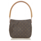 Louis Vuitton Vintage - Monogram Looping MM - Brown - Monogram Canvas and Vachetta Leather Shoulder Bag - Luxury High Quality