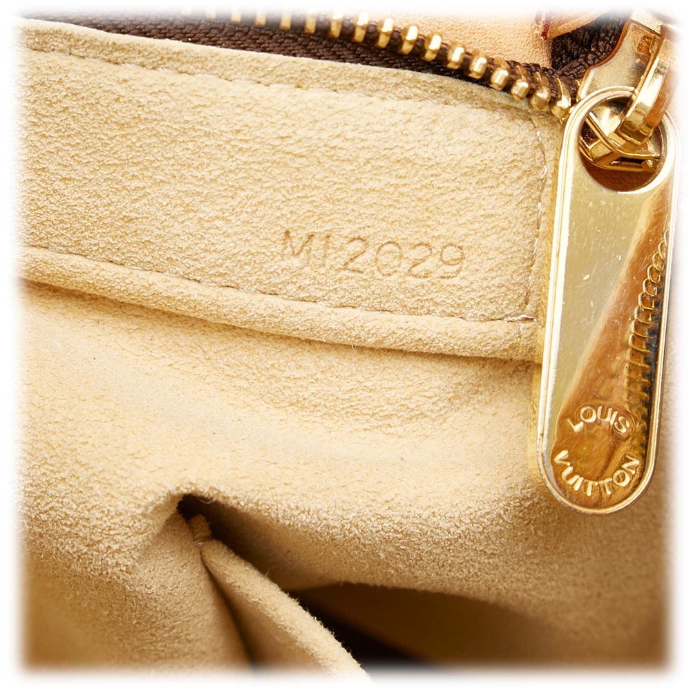 Boetie cloth handbag Louis Vuitton Brown in Cloth - 19558206