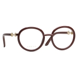 Gucci - Occhiale da Vista Rotondi - Marrone - Gucci Eyewear