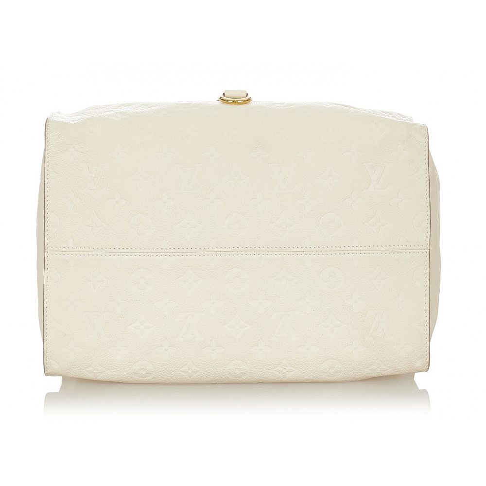 Louis Vuitton Vintage - Monogram Empreinte Citadine PM - White Ivory - Calf  Leather Tote Bag - Luxury High Quality - Avvenice