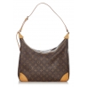 Louis Vuitton Vintage - Monogram Boulogne GM - Marrone - Borsa in Tela Monogram e Pelle Vachetta - Alta Qualità Luxury