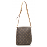 Louis Vuitton Vintage - Monogram Musette Salsa Long Strap Brown - Canvas and Vachetta Leather Shoulder Bag - Luxury High Quality