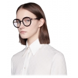 Gucci - Round Frame Optical Glasses - Black - Gucci Eyewear