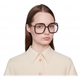 Gucci - Geometric Frame Optical Glasses - Tortoiseshell - Gucci Eyewear