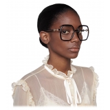 Gucci - Geometric Frame Optical Glasses - Tortoiseshell - Gucci Eyewear