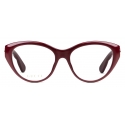 Gucci - Occhiale da Vista Ovale - Bordeaux - Gucci Eyewear