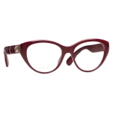 Gucci - Occhiale da Vista Ovale - Bordeaux - Gucci Eyewear