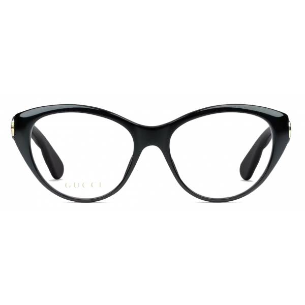 Gucci - Oval Frame Optical Glasses - Black - Gucci Eyewear