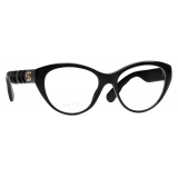 Gucci - Oval Frame Optical Glasses - Black - Gucci Eyewear