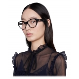 Gucci - Oval Frame Optical Glasses - Black - Gucci Eyewear