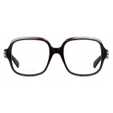 Gucci - Square Frame Optical Glasses - Tortoiseshell - Gucci Eyewear