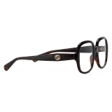 Gucci - Occhiale da Vista Squadrati - Tartaruga - Gucci Eyewear