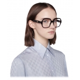 Gucci - Occhiale da Vista Squadrati - Tartaruga - Gucci Eyewear