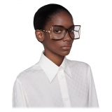 Gucci - Square Frame Optical Glasses - Tortoiseshell - Gucci Eyewear