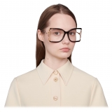 Gucci - Square Frame Optical Glasses - Tortoiseshell - Gucci Eyewear