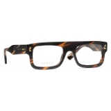 Gucci - Rectangular Frame Optical Glasses - Tortoiseshell - Gucci Eyewear