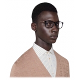 Gucci - Rectangular Frame Optical Glasses - Black - Gucci Eyewear